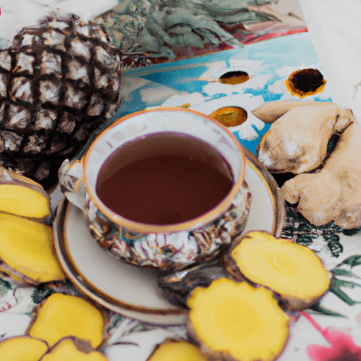 Receita de Chá de Abacaxi com Gengibre e Seus Benefícios