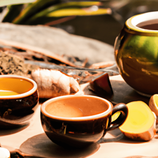 Receita de Chá de Açafrão da Terra e Seus Benefícios