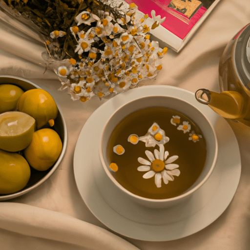 Receita de Chá de Camomila com Limão e Seus Benefícios