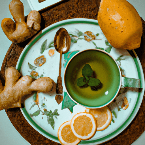 Receita de Chá de Gengibre com Limão e Hortelã e Seus Benefícios