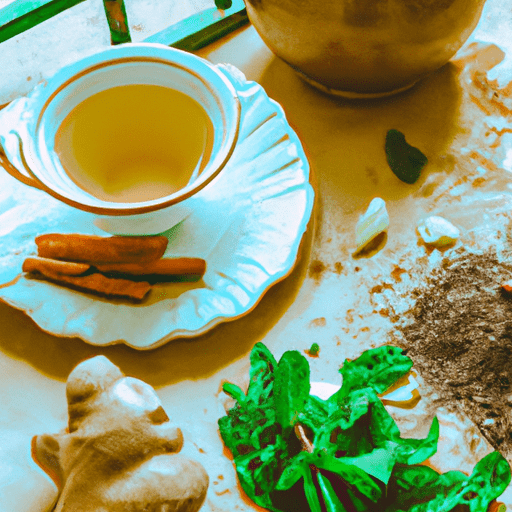 Receita de Chá de Gengibre e Hortelã e Seus Benefícios