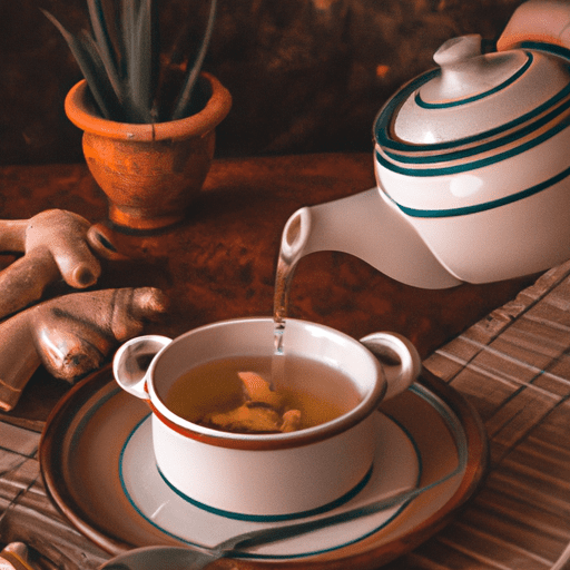 Receita de Chá de Gengibre Quente e Seus Benefícios