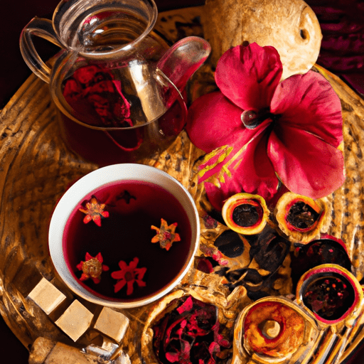 Receita de Chá de Hibisco com Abacaxi e Gengibre e Seus Benefícios
