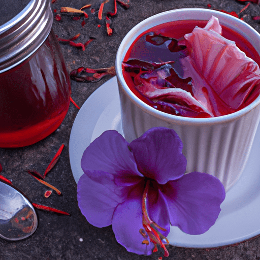 Receita de Chá de Hibisco com Gelatina e Seus Benefícios