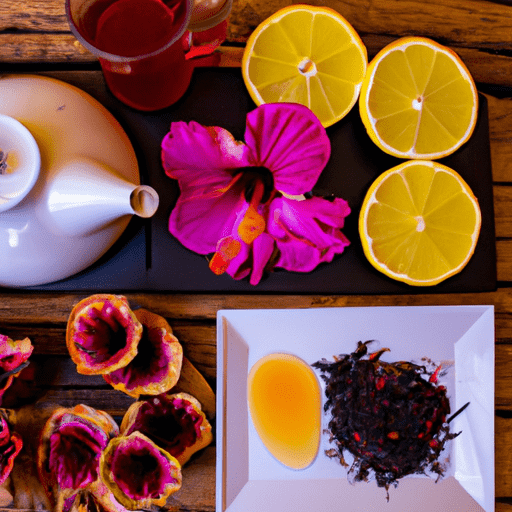 Receita de Chá de Hibisco com Limão e Seus Benefícios