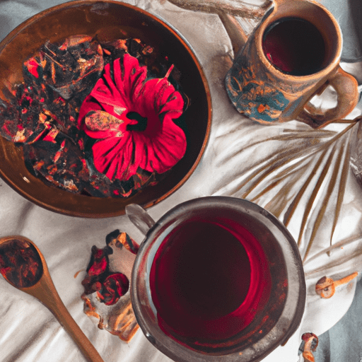 Receita de Chá de Hibisco com e Seus Benefícios