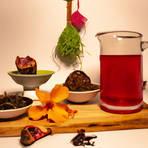 Receita de Chá de Hibisco e Chá Verde e Seus Benefícios