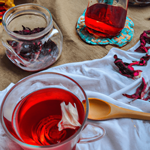 Receita de Chá de Hibisco em Jejum e Seus Benefícios