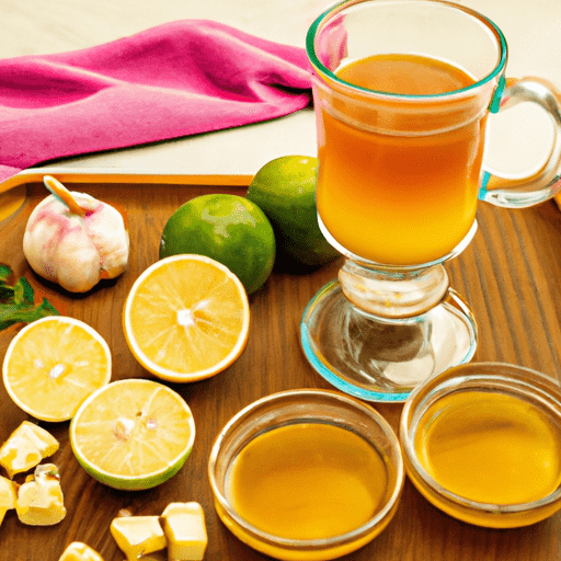 Receita de Chá de Limão Alho e Mel e Seus Benefícios