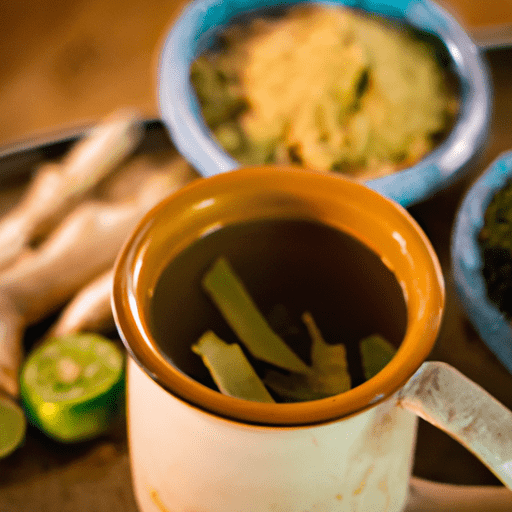 Receita de Chá de Moringa com Gengibre e Seus Benefícios