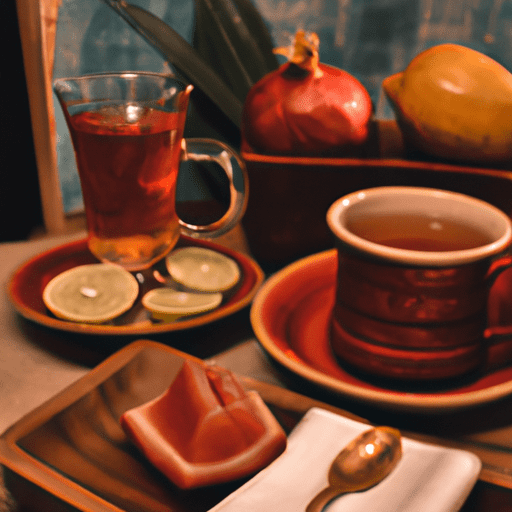Receita de Chá de Romã e Seus Benefícios