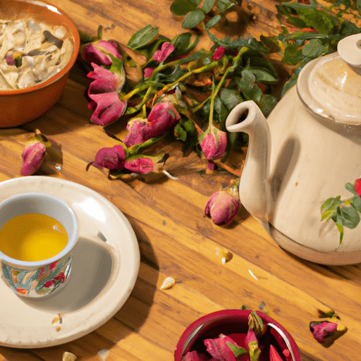 Receita de Chá de Rosa Silvestre e Seus Benefícios